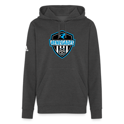 Adidas Unisex Fleece Hoodie - charcoal grey