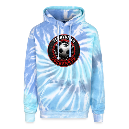 Adult Tie Dye Hoodie - blue lagoon