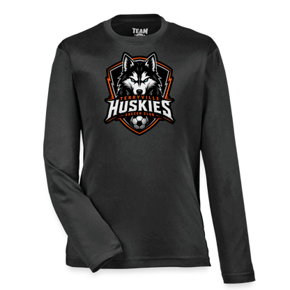Youth Zone Performance Long-Sleeve T-Shirt - black