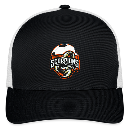 Flexfit Fitted Baseball Cap - black/white
