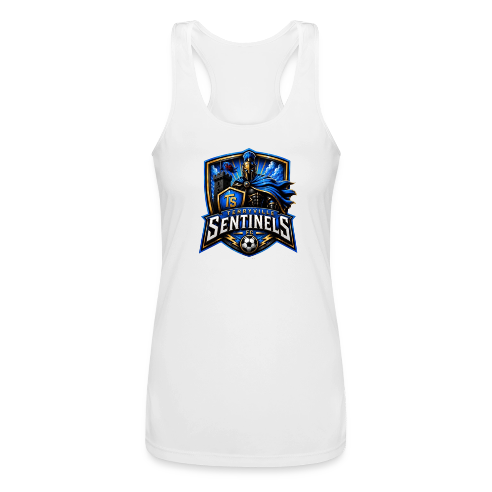 Women’s Performance Racerback Tank Top - white