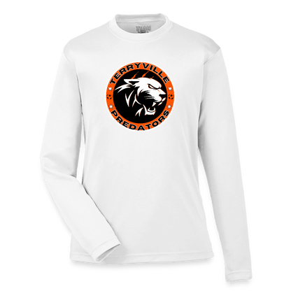 Youth Zone Performance Long-Sleeve T-Shirt - white