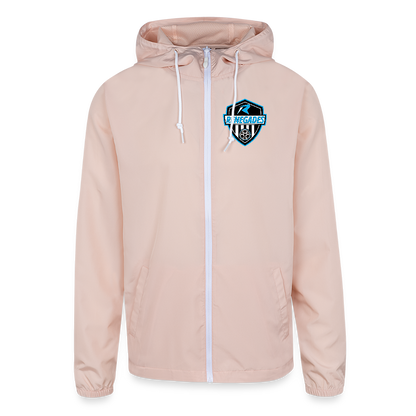 Unisex Lightweight Windbreaker Jacket - blush pink 