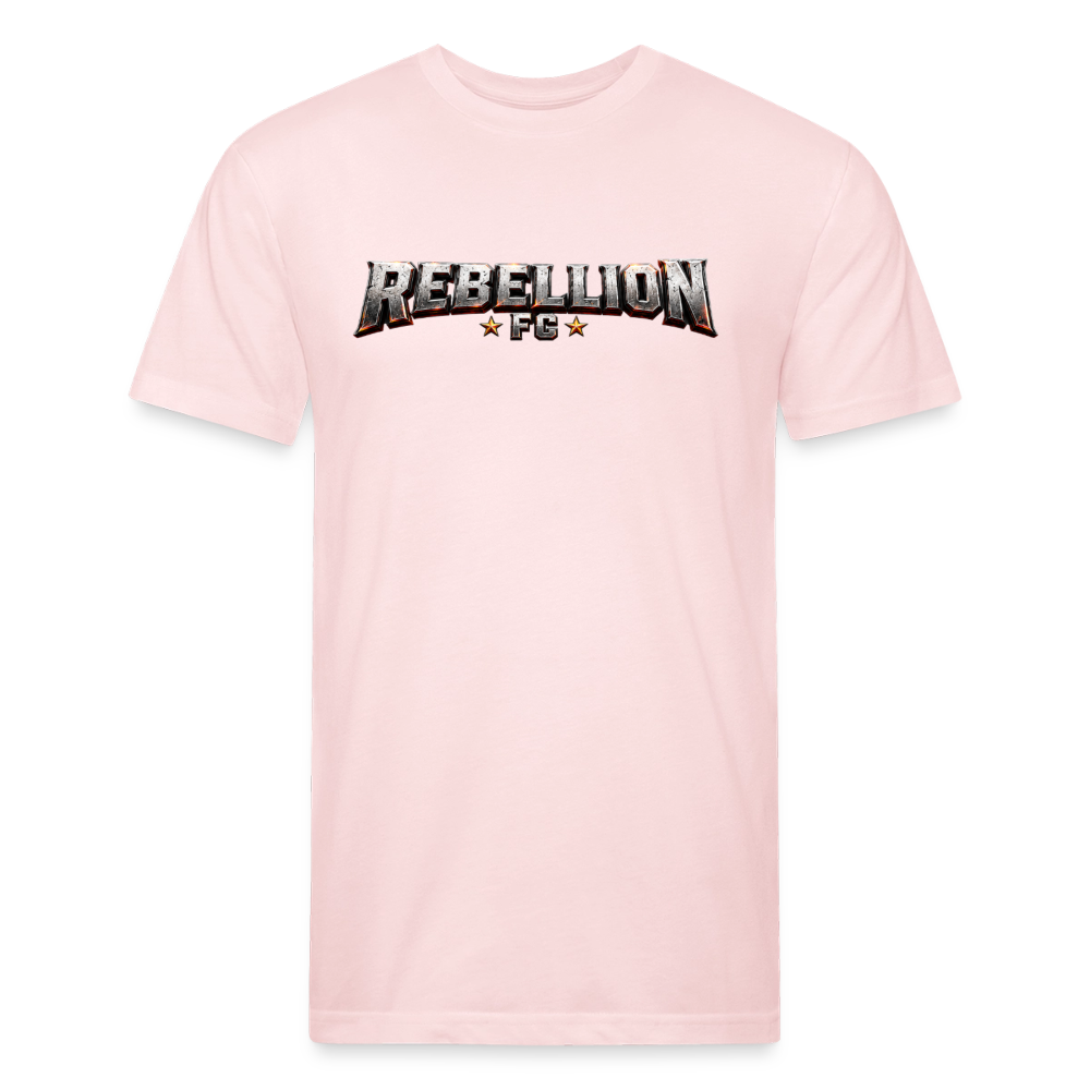 Fitted Cotton/Poly T-Shirt by Next Level - blush pink 