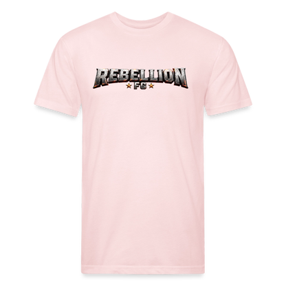Fitted Cotton/Poly T-Shirt by Next Level - blush pink 