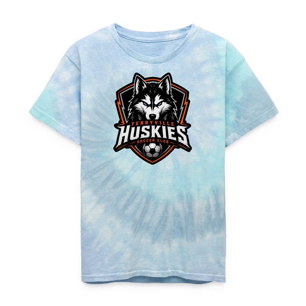 Kid's Tie Dye T-Shirt - blue lagoon