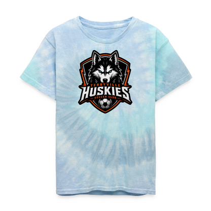 Kid's Tie Dye T-Shirt - blue lagoon