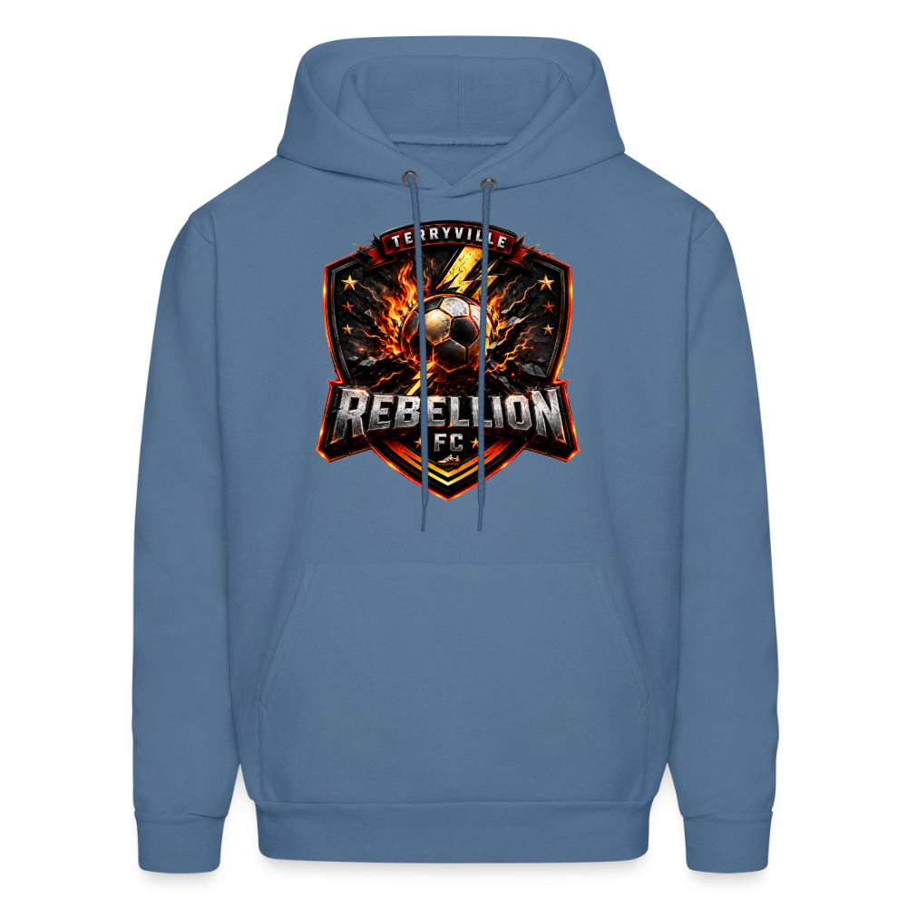 Hoodie - denim blue
