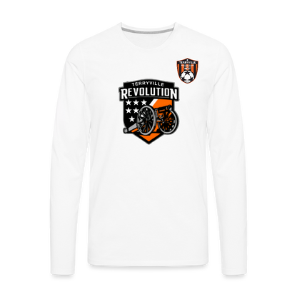 Men's Premium Long Sleeve T-Shirt - white
