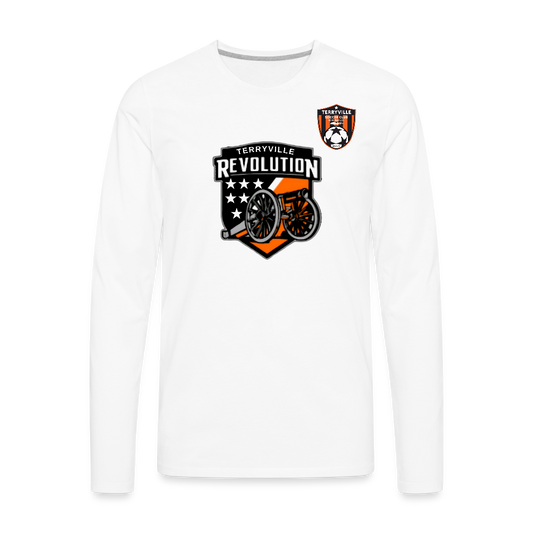 Men's Premium Long Sleeve T-Shirt - white