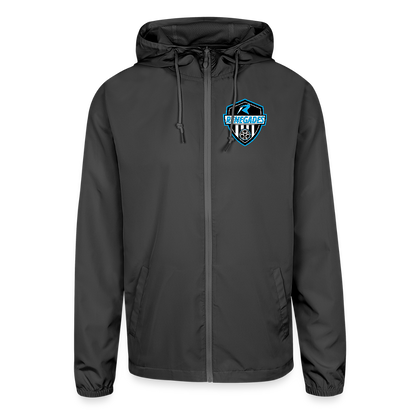 Unisex Lightweight Windbreaker Jacket - graphite