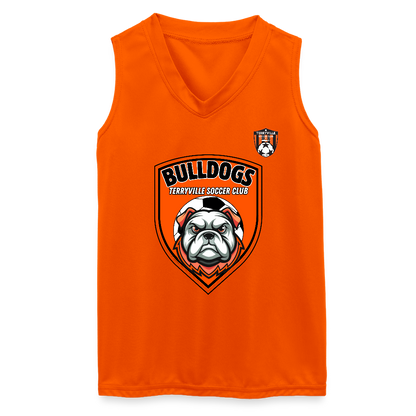 Augusta Girls Sleeveless Wicking Attain Jersey - orange