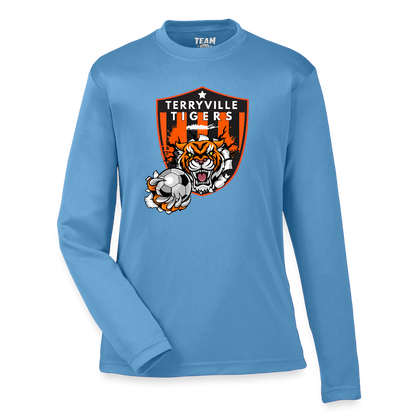 Youth Zone Performance Long-Sleeve T-Shirt - light blue