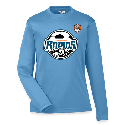 Youth Zone Performance Long-Sleeve T-Shirt - light blue