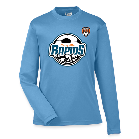 Youth Zone Performance Long-Sleeve T-Shirt - light blue