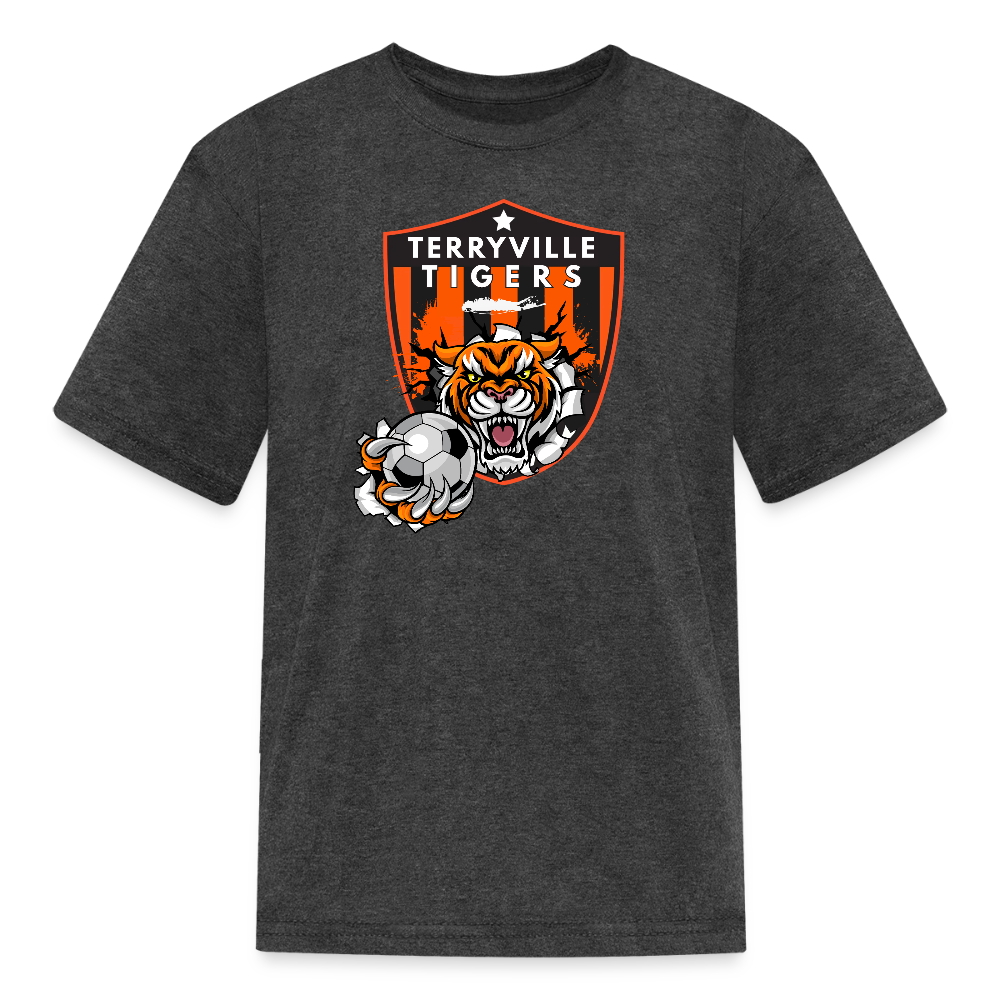 Kids' T-Shirt - heather black