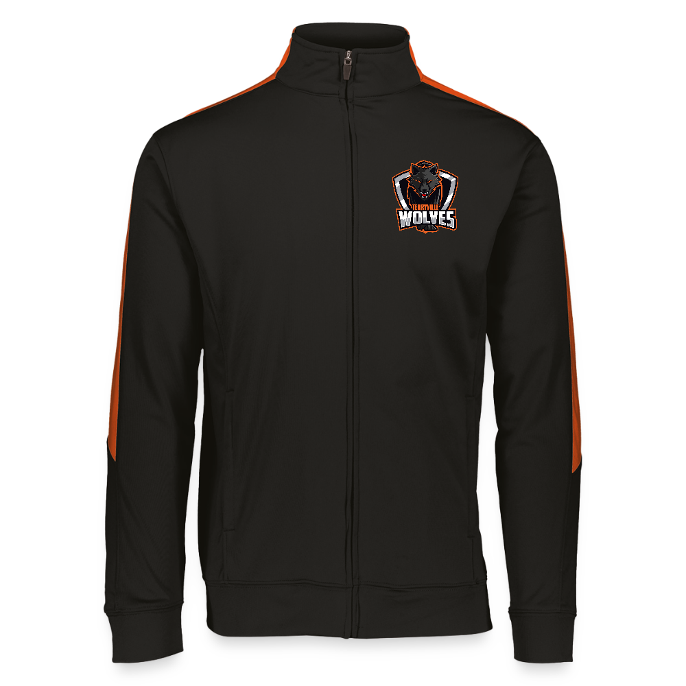 Augusta Sportswear Unisex 2.0 Medalist Jacket - black/orange