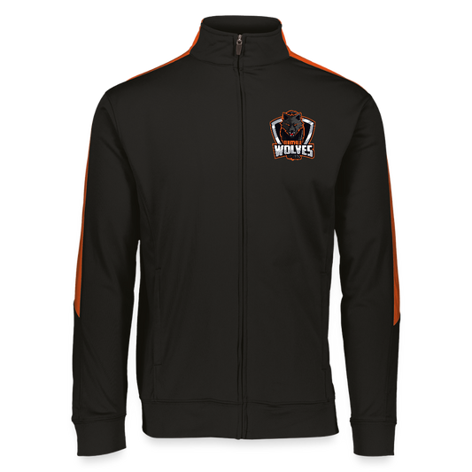 Augusta Sportswear Unisex 2.0 Medalist Jacket - black/orange