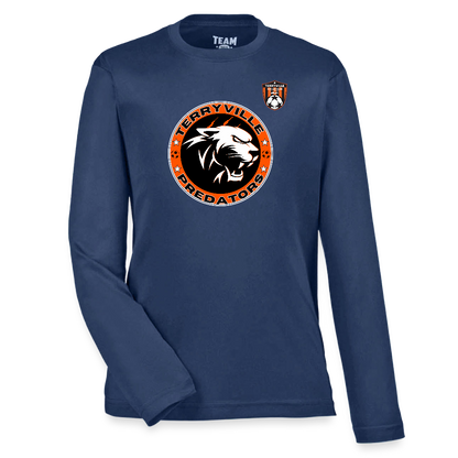 Youth Zone Performance Long-Sleeve T-Shirt - dark navy