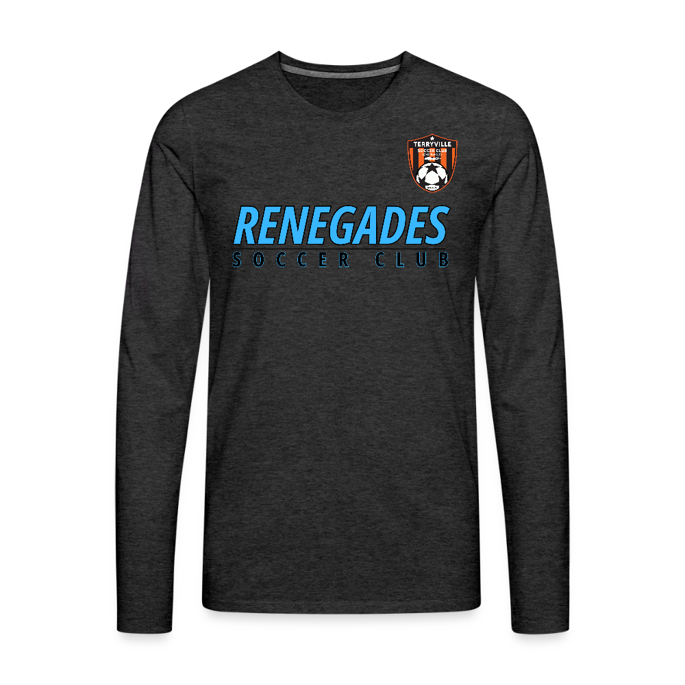 Men's Premium Long Sleeve T-Shirt - charcoal grey
