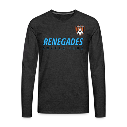 Men's Premium Long Sleeve T-Shirt - charcoal grey
