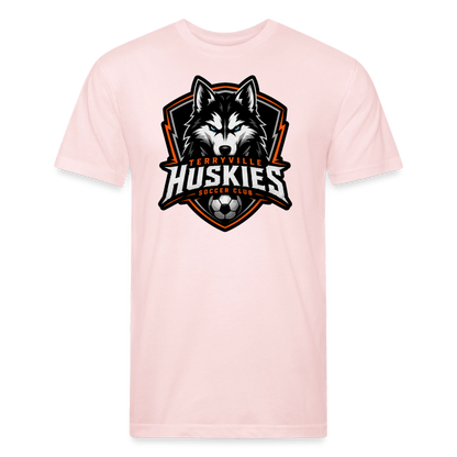 Fitted Cotton/Poly T-Shirt by Next Level - blush pink 