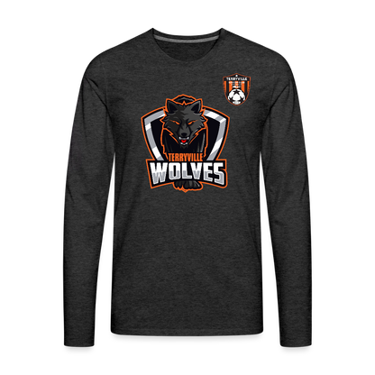 Men's Premium Long Sleeve T-Shirt - charcoal grey