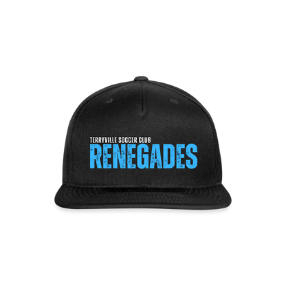 Snapback Baseball Cap - black