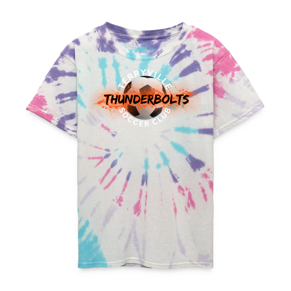 Kid's Tie Dye T-Shirt - Pastel Spiral