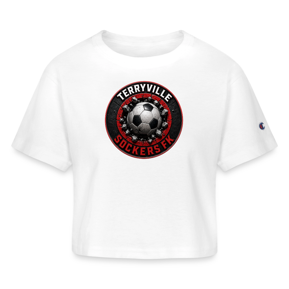 Champion Women’s Cropped T-Shirt - white
