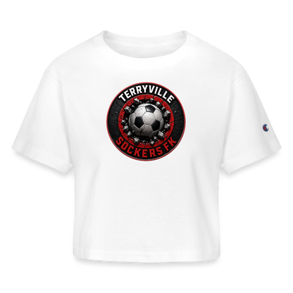 Champion Women’s Cropped T-Shirt - white