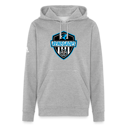 Adidas Unisex Fleece Hoodie - heather gray