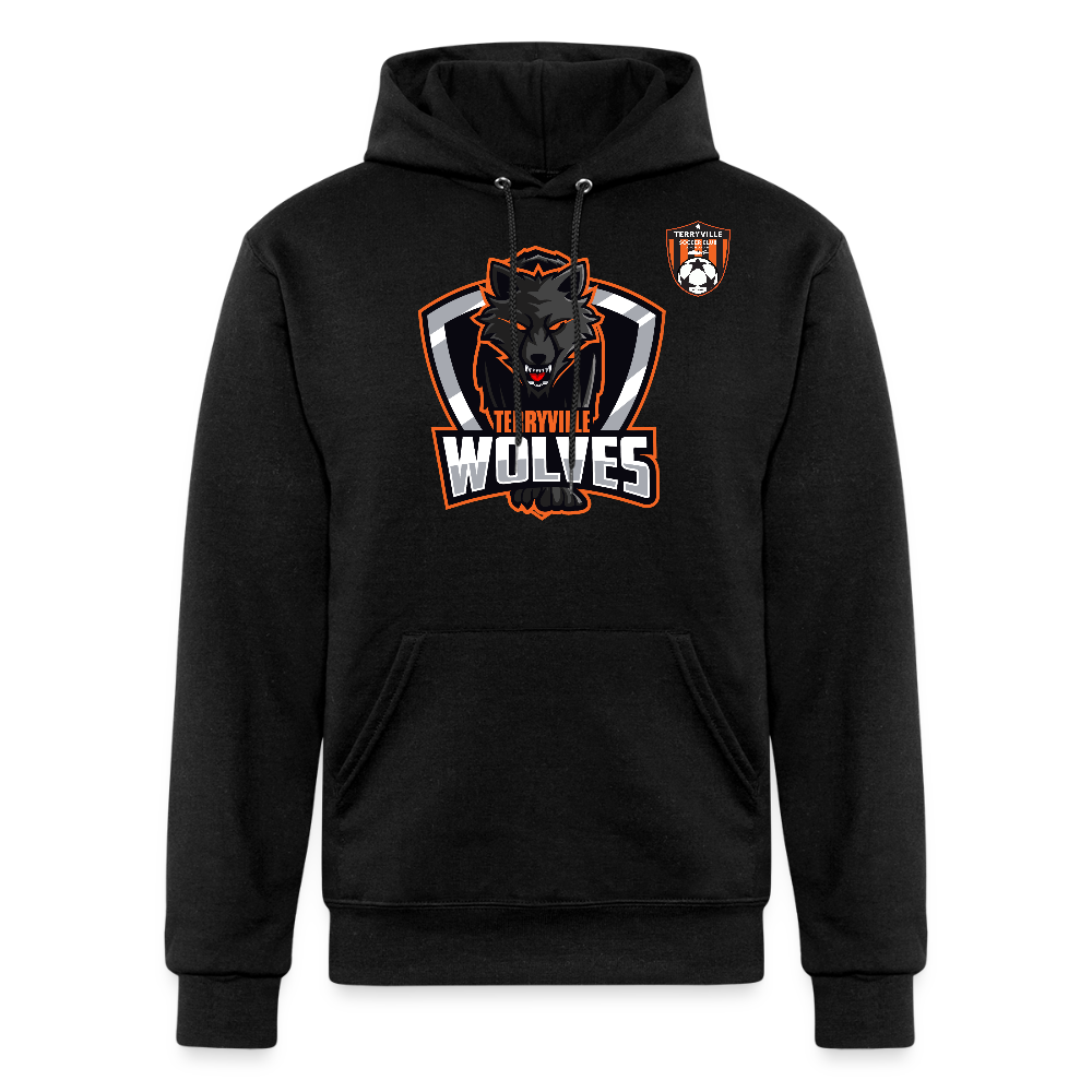 Champion Unisex Powerblend Hoodie - black