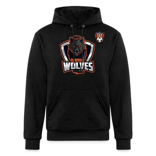 Champion Unisex Powerblend Hoodie - black
