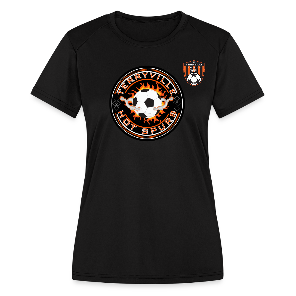 Women's Moisture Wicking Performance T-Shirt - black