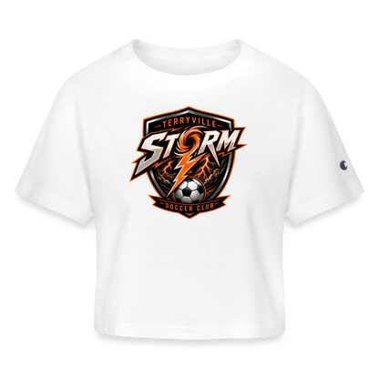Champion Women’s Cropped T-Shirt - white