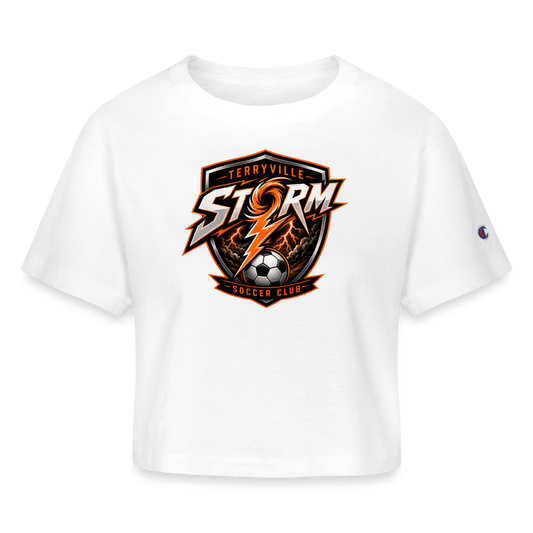 Champion Women’s Cropped T-Shirt - white