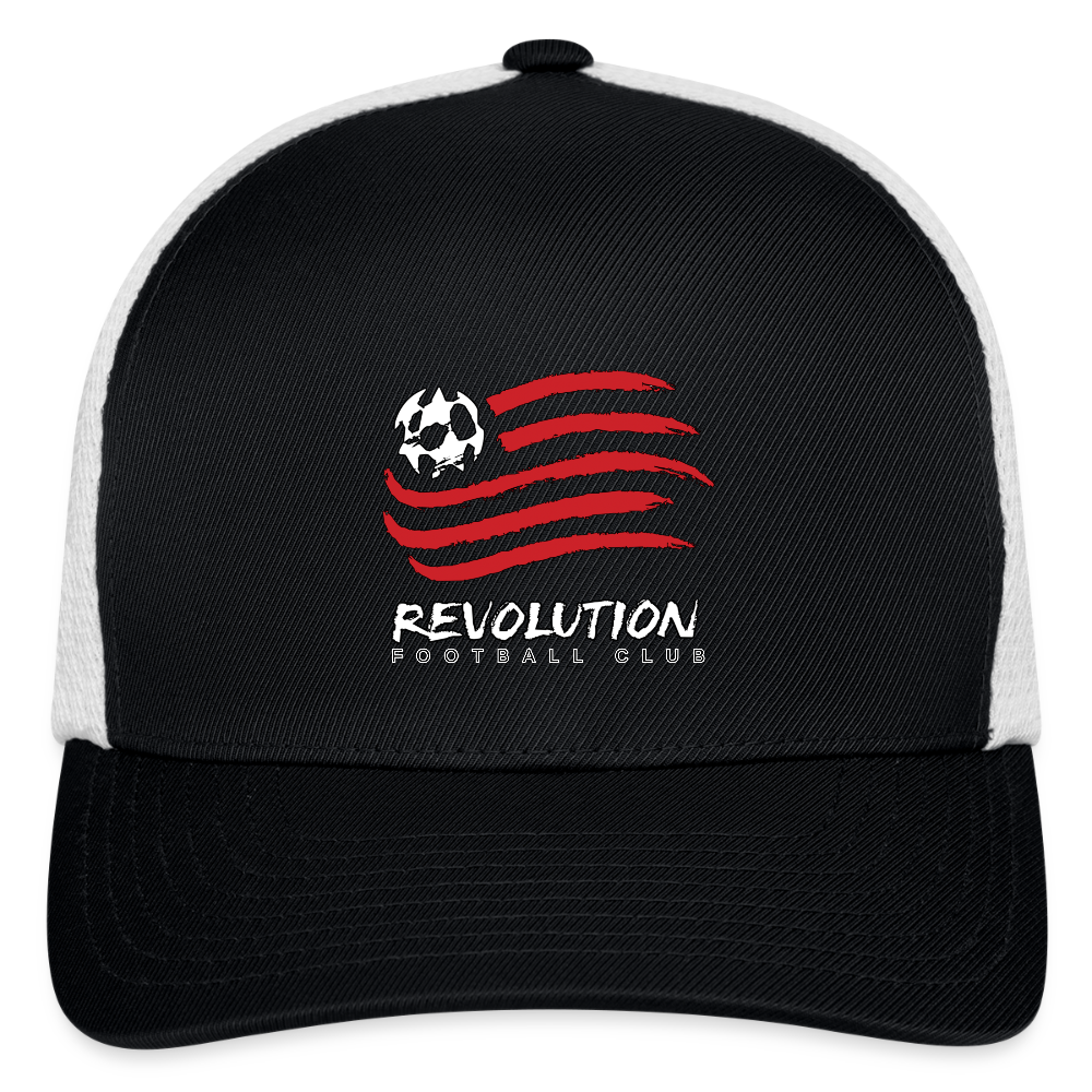 Flexfit Fitted Baseball Cap - black/white