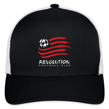 Flexfit Fitted Baseball Cap - black/white