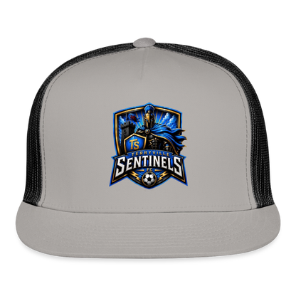 Trucker Hat - gray/black