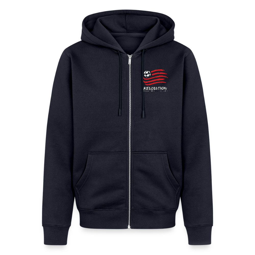 Unisex Premium Organic Zip Hoodie - navy