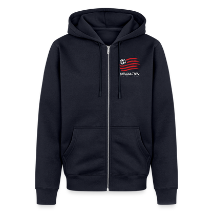 Unisex Premium Organic Zip Hoodie - navy
