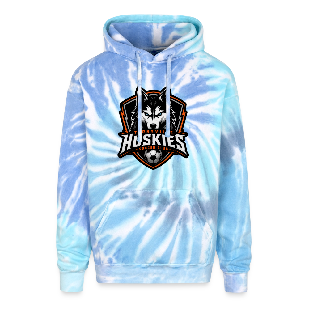 Adult Tie Dye Hoodie - blue lagoon