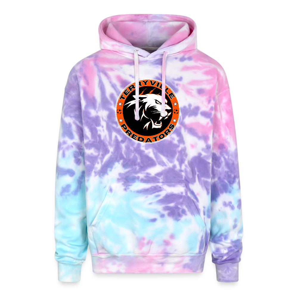 Adult Tie Dye Hoodie - cotton candy