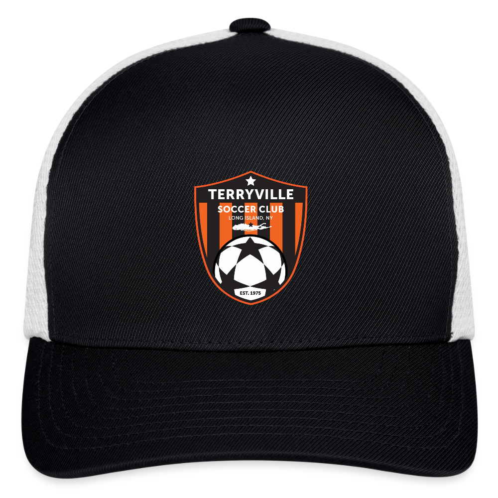 Flexfit Fitted Hat - black/white