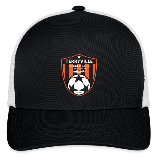 Flexfit Fitted Hat - black/white