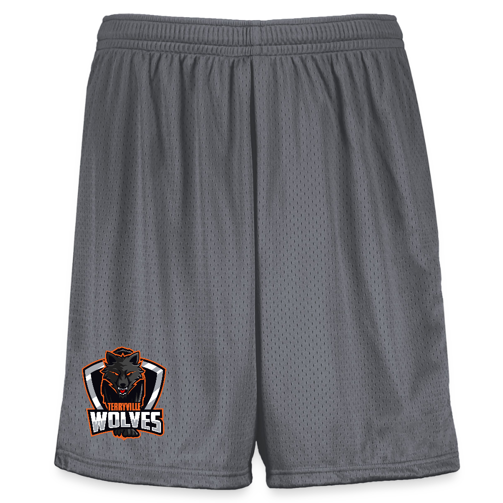 Augusta Sportswear Youth Modified Mesh Short - graphite grey