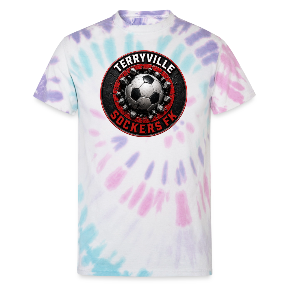 Unisex Tie Dye T-Shirt - Pastel Spiral