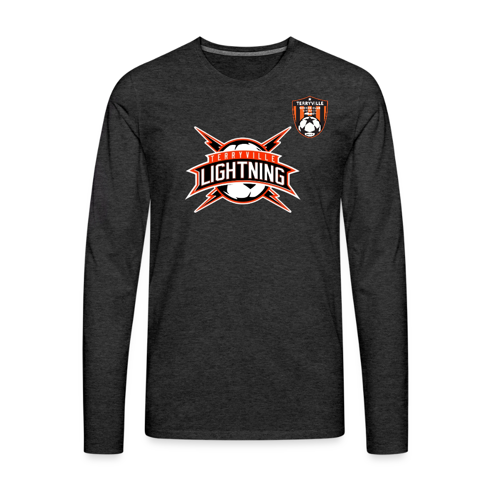 Men's Premium Long Sleeve T-Shirt - charcoal grey