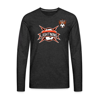 Men's Premium Long Sleeve T-Shirt - charcoal grey